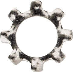 Value Collection - M5 Screw, 5.3mm ID, Stainless Steel External Tooth Lock Washer - 10mm OD, Uncoated, Grade 18-8 & Austenitic A2 - Apex Tool & Supply