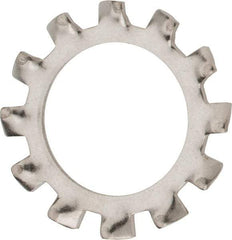 Value Collection - M18 Screw, 21mm ID, Stainless Steel External Tooth Lock Washer - 33mm OD, Uncoated, Grade 18-8 & Austenitic A2 - Apex Tool & Supply