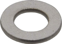 Value Collection - M10 Screw, Grade 316 Stainless Steel Standard Flat Washer - 10.5mm ID x 20mm OD, Plain Finish - Apex Tool & Supply