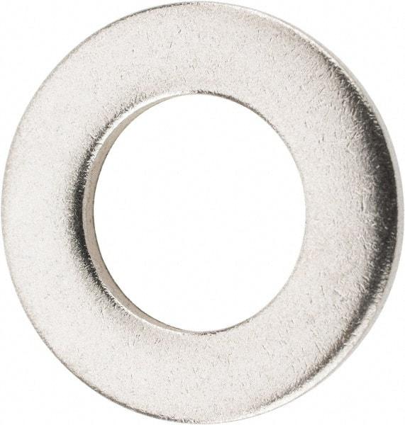 Value Collection - M12 Screw, Grade 316 Stainless Steel Standard Flat Washer - 13mm ID x 24mm OD, Plain Finish - Apex Tool & Supply