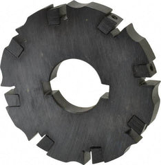 APT - Arbor Hole Connection, 0.485" Cutting Width, 1-1/16" Depth of Cut, 4" Cutter Diam, 1-1/4" Hole Diam, 8 Tooth Indexable Slotting Cutter - SM48 Toolholder, CTA 4 Insert, Neutral Cutting Direction - Apex Tool & Supply