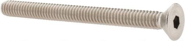 Value Collection - 1/4-20 UNC Hex Socket Drive, 82° Flat Screw - Grade 316 Stainless Steel, 3" OAL - Apex Tool & Supply