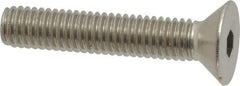 Value Collection - 3/8-16 UNC Hex Socket Drive, 82° Flat Screw - Grade 316 Stainless Steel, Fully Threaded, 2" OAL - Apex Tool & Supply