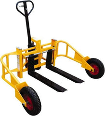Vestil - 2,000 Lb Capacity, 9" Lift Industrial Pallet Truck - 3" Min Lift Height, 32" Fork Length x 4" Fork Width, 63-3/4" Overall Width - Apex Tool & Supply