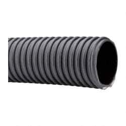 Continental ContiTech - 3" ID x 3.7" OD, 30 Max psi, 29 In. Hg, Dry Material Handling & Transfer Hose - Thermoplastic, -30 to 158°F, 7-1/2" Bend Radius, 100' Coil Length, Black - Apex Tool & Supply