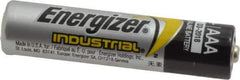 Ability One - Size AAA, Alkaline, Standard Battery - 1.5 Volts, Button Tab Terminal - Apex Tool & Supply
