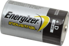 Ability One - Size D, Alkaline, Standard Battery - 1.5 Volts, Button Tab Terminal - Apex Tool & Supply