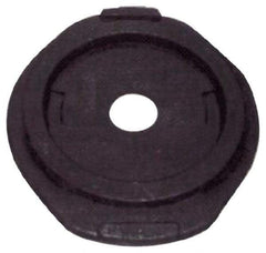 PRO-SAFE - Rubber Standard Channelizer Base - 25 Lb, Black - Apex Tool & Supply