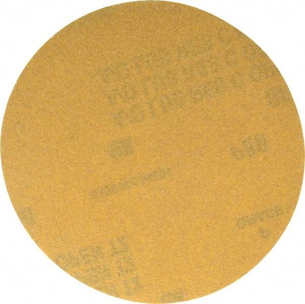 Made in USA - 5" Diam, 80 Grit, Aluminum Oxide Hook & Loop Disc - Medium Grade, Coated, C Weight Paper Backing, - Apex Tool & Supply