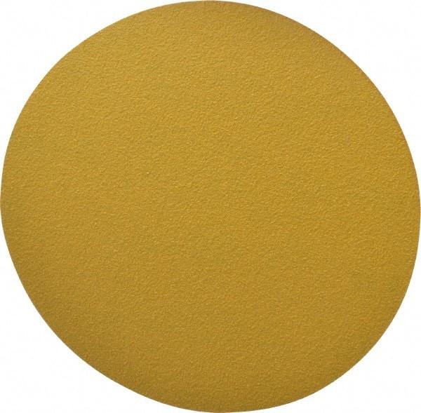 Made in USA - 5" Diam, 100 Grit, Aluminum Oxide Hook & Loop Disc - Fine Grade, Coated, C Weight Paper Backing, - Apex Tool & Supply