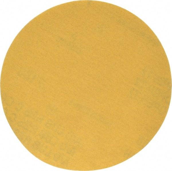 Made in USA - 5" Diam, 180 Grit, Aluminum Oxide Hook & Loop Disc - Very Fine Grade, Coated, C Weight Paper Backing, - Apex Tool & Supply