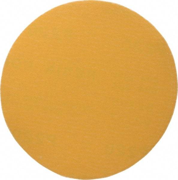 Made in USA - 5" Diam, 220 Grit, Aluminum Oxide Hook & Loop Disc - Very Fine Grade, Coated, C Weight Paper Backing, - Apex Tool & Supply