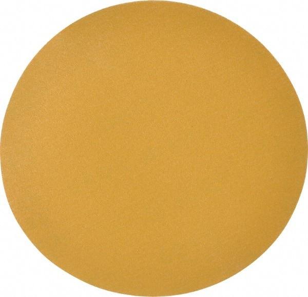 Made in USA - 6" Diam, 150 Grit, Aluminum Oxide Hook & Loop Disc - Very Fine Grade, Coated, C Weight Paper Backing, - Apex Tool & Supply