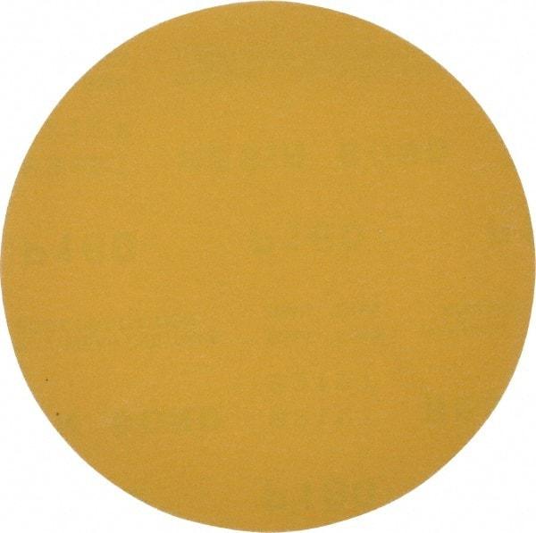 Made in USA - 6" Diam, 180 Grit, Aluminum Oxide Hook & Loop Disc - Very Fine Grade, Coated, C Weight Paper Backing, - Apex Tool & Supply