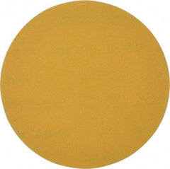 Made in USA - 6" Diam, 180 Grit, Aluminum Oxide Hook & Loop Disc - Very Fine Grade, Coated, C Weight Paper Backing, - Apex Tool & Supply