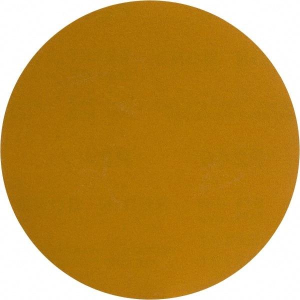 Made in USA - 6" Diam, 240 Grit, Aluminum Oxide Hook & Loop Disc - Very Fine Grade, Coated, C Weight Paper Backing, - Apex Tool & Supply