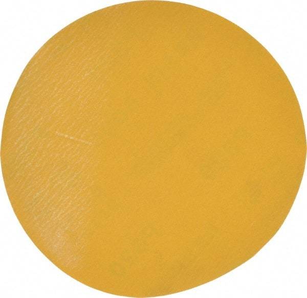 Made in USA - 6" Diam, 320 Grit, Aluminum Oxide Hook & Loop Disc - Extra Fine Grade, Coated, C Weight Paper Backing, - Apex Tool & Supply