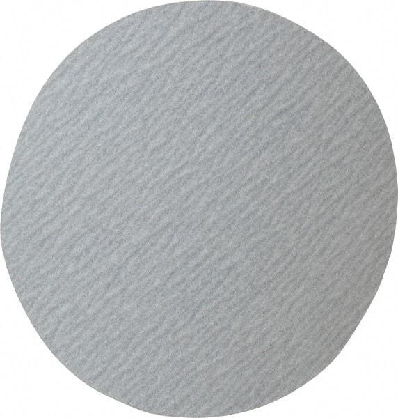 Made in USA - 5" Diam, 220 Grit, Silicon Carbide Hook & Loop Disc - Very Fine Grade, Coated, B Weight Paper Backing, - Apex Tool & Supply