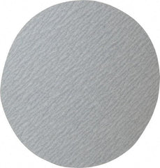 Made in USA - 5" Diam, 220 Grit, Silicon Carbide Hook & Loop Disc - Very Fine Grade, Coated, B Weight Paper Backing, - Apex Tool & Supply