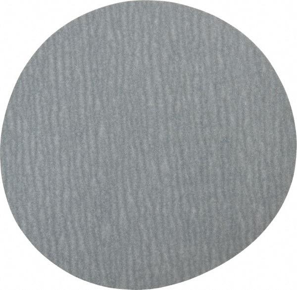 Made in USA - 5" Diam, 320 Grit, Silicon Carbide Hook & Loop Disc - Extra Fine Grade, Coated, B Weight Paper Backing, - Apex Tool & Supply