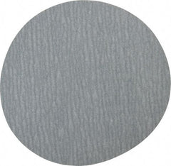 Made in USA - 5" Diam, 320 Grit, Silicon Carbide Hook & Loop Disc - Extra Fine Grade, Coated, B Weight Paper Backing, - Apex Tool & Supply