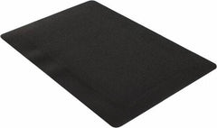 Wearwell - 3' Long x 2' Wide, Dry Environment, Anti-Fatigue Matting - Black, Vinyl with Vinyl Sponge Base, Beveled on 4 Sides - Apex Tool & Supply