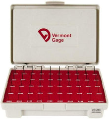 Vermont Gage - 50 Piece, 0.0115-0.0605 Inch Diameter Plug and Pin Gage Set - Plus 0.0002 Inch Tolerance, Class ZZ - Apex Tool & Supply