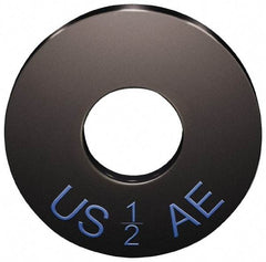 Jergens - 1" Screw, Case Hardened Steel USS/SAE Flat Washer - 1-1/16" ID x 2-1/2" OD, 1/4" Thick, Black Oxide Finish - Apex Tool & Supply