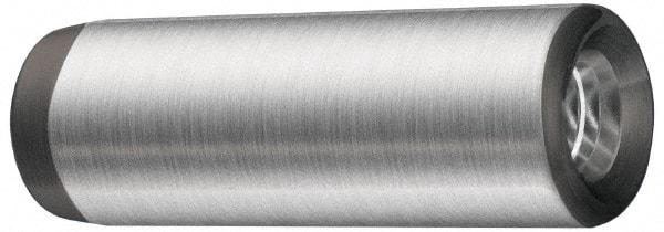 Jergens - 5/16" Diam x 2" Pin Length Alloy Steel Pull Out Dowel Pin - C 47-58 & C 60-64 (Surface) Hardness, 1 Beveled & 1 Threaded End - Apex Tool & Supply