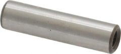 Jergens - 1/4" Diam x 1" Pin Length Alloy Steel Pull Out Dowel Pin - C 47-58 & C 60-64 (Surface) Hardness, 1 Beveled & 1 Threaded End - Apex Tool & Supply