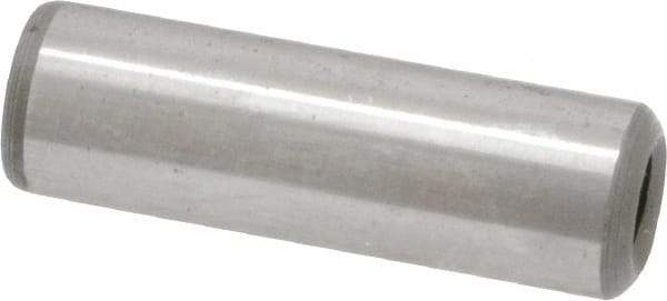 Jergens - 5/16" Diam x 1" Pin Length Alloy Steel Pull Out Dowel Pin - C 47-58 & C 60-64 (Surface) Hardness, 1 Beveled & 1 Threaded End - Apex Tool & Supply