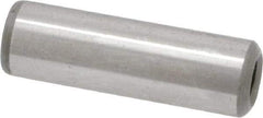 Jergens - 5/16" Diam x 1" Pin Length Alloy Steel Pull Out Dowel Pin - C 47-58 & C 60-64 (Surface) Hardness, 1 Beveled & 1 Threaded End - Apex Tool & Supply