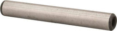 Jergens - 5/16" Diam x 2-1/4" Pin Length Alloy Steel Pull Out Dowel Pin - C 47-58 & C 60-64 (Surface) Hardness, 1 Beveled & 1 Threaded End - Apex Tool & Supply