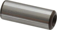 Jergens - 3/8" Diam x 1" Pin Length Alloy Steel Pull Out Dowel Pin - C 47-58 & C 60-64 (Surface) Hardness, 1 Beveled & 1 Threaded End - Apex Tool & Supply