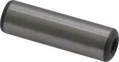 Jergens - 3/8" Diam x 1-1/4" Pin Length Alloy Steel Pull Out Dowel Pin - C 47-58 & C 60-64 (Surface) Hardness, 1 Beveled & 1 Threaded End - Apex Tool & Supply