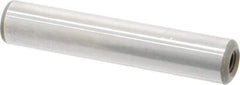 Jergens - 3/8" Diam x 2" Pin Length Alloy Steel Pull Out Dowel Pin - C 47-58 & C 60-64 (Surface) Hardness, 1 Beveled & 1 Threaded End - Apex Tool & Supply