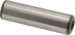 Jergens - 1/2" Diam x 1-3/4" Pin Length Alloy Steel Pull Out Dowel Pin - C 47-58 & C 60-64 (Surface) Hardness, 1 Beveled & 1 Threaded End - Apex Tool & Supply