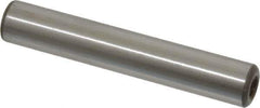 Jergens - 1/2" Diam x 3" Pin Length Alloy Steel Pull Out Dowel Pin - C 47-58 & C 60-64 (Surface) Hardness, 1 Beveled & 1 Threaded End - Apex Tool & Supply