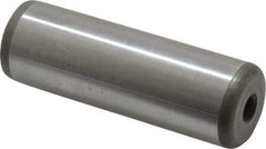 Jergens - 1" Diam x 3" Pin Length Alloy Steel Pull Out Dowel Pin - C 47-58 & C 60-64 (Surface) Hardness, 1 Beveled & 1 Threaded End - Apex Tool & Supply