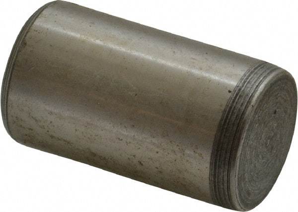 Jergens - 1" Diam x 1-3/4" Pin Length Alloy Steel Pull Out Dowel Pin - C 47-58 & C 60-64 (Surface) Hardness, 1 Beveled & 1 Threaded End - Apex Tool & Supply