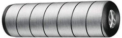 Jergens - 3/8" Diam x 1-1/2" Pin Length Alloy Steel Grooved Dowel Pin - C 47-58 & C 60-64 (Surface) Hardness, 1 Beveled & 1 Threaded End - Apex Tool & Supply