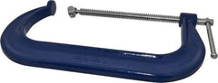 Gibraltar - Regular-Duty 12" Max Opening, 6-5/16" Throat Depth, Forged Steel Standard C-Clamp - 9,500 Lb Capacity, 2" Min Opening, Deep Throat - Apex Tool & Supply