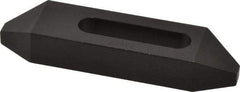 Gibraltar - 5/16, 3/8" Stud, Steel, Plain Strap Clamp - 1-7/16" Travel, 4" OAL x 1" Wide x 5/8" High, Black Oxide Finish, Tapered Nose - Apex Tool & Supply