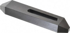 Gibraltar - 5/16, 3/8" Stud, Steel, Plain Strap Clamp - 2-3/16" Travel, 6" OAL x 1-1/8" Wide x 3/4" High, Black Oxide Finish, Tapered Nose - Apex Tool & Supply