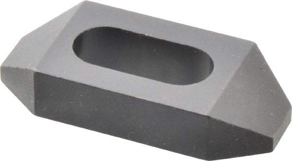 Gibraltar - 1/2" Stud, Steel, Plain Strap Clamp - 11/16" Travel, 2-1/2" OAL x 1-1/8" Wide x 1/2" High, Black Oxide Finish, Tapered Nose - Apex Tool & Supply