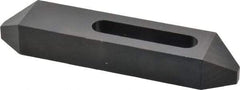 Gibraltar - 1/2" Stud, Steel, Plain Strap Clamp - 2-1/16" Travel, 6" OAL x 1-1/4" Wide x 7/8" High, Black Oxide Finish, Tapered Nose - Apex Tool & Supply
