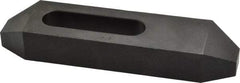 Gibraltar - 5/8" Stud, Steel, Plain Strap Clamp - 1-15/16" Travel, 6" OAL x 1-1/2" Wide x 7/8" High, Black Oxide Finish, Tapered Nose - Apex Tool & Supply