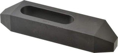 Gibraltar - 3/4" Stud, Steel, Plain Strap Clamp - 1-15/16" Travel, 6" OAL x 1-1/2" Wide x 1" High, Black Oxide Finish, Tapered Nose - Apex Tool & Supply