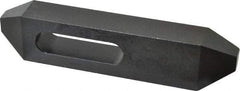 Gibraltar - 3/4" Stud, Steel, Plain Strap Clamp - 2-3/16" Travel, 8" OAL x 1-3/4" Wide x 1-1/8" High, Black Oxide Finish, Tapered Nose - Apex Tool & Supply