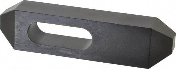 Gibraltar - 7/8, 1" Stud, Steel, Plain Strap Clamp - 1-11/16" Travel, 8" OAL x 2" Wide x 1-3/8" High, Black Oxide Finish, Tapered Nose - Apex Tool & Supply